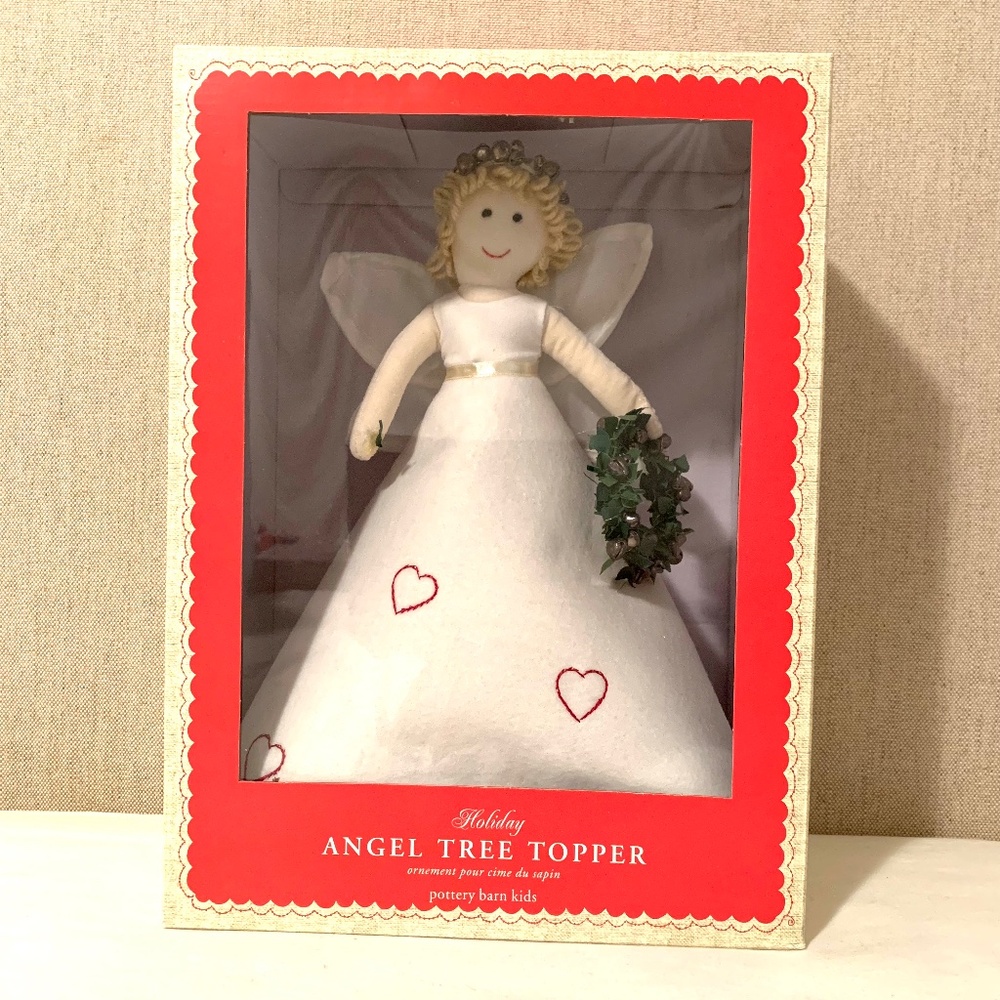 Pottery Barn Kids NEW Angel Topper Decoration